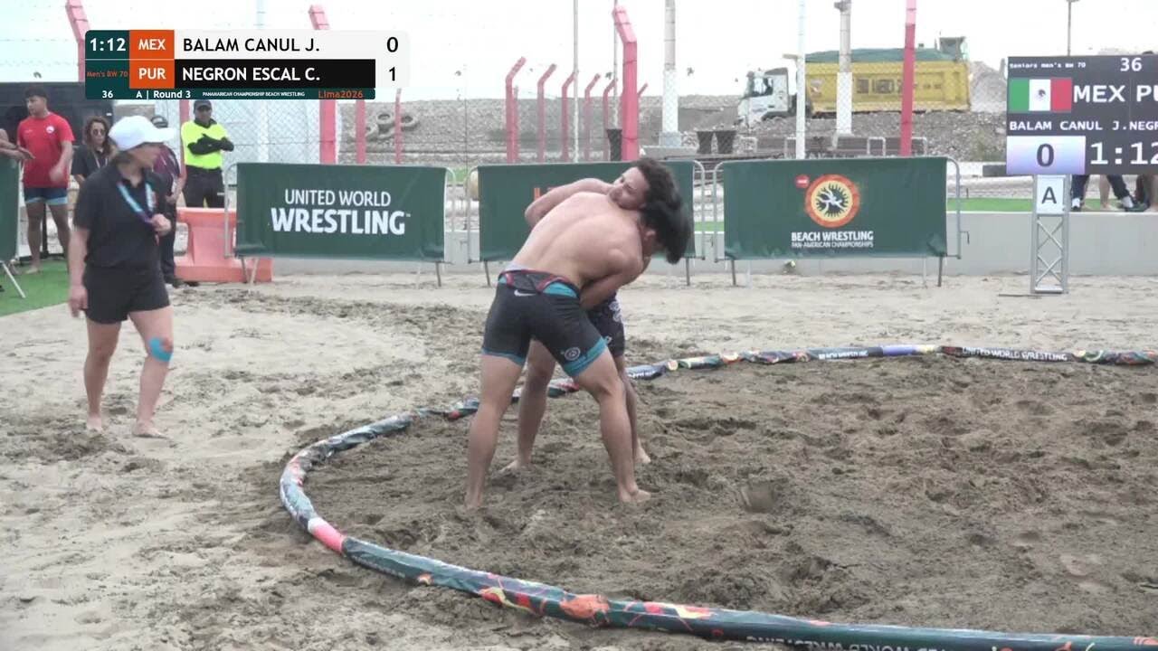 Jazziel Azriel BALAM CANUL (MEX) vs. Caleb Nasir NEGRON ESCALERA (PUR) • A | Round 3 • Men's BW 70Kg