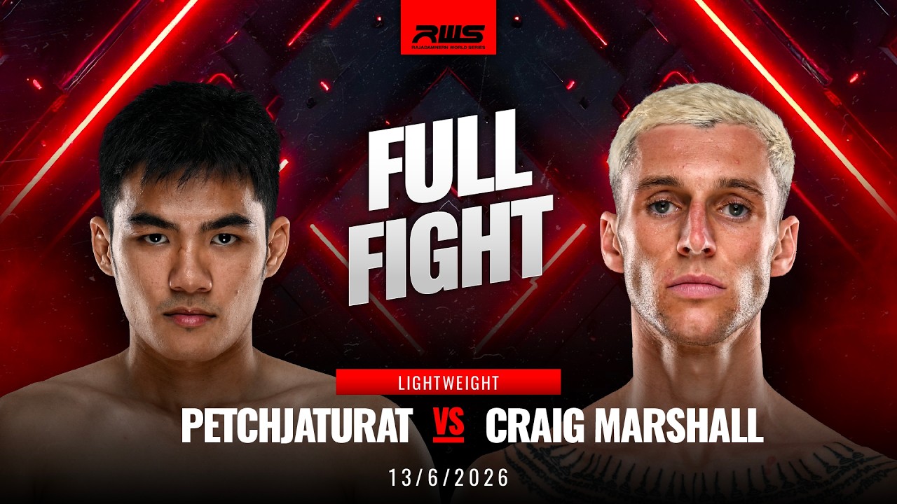 Full Fight l Petchjaturat vs Craig Marshall l เพชรจตุรัส vs เคร็ก มาร์แชล l RWS