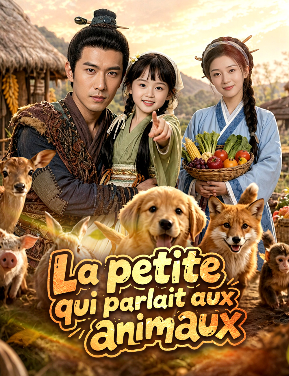 La petite qui parlait aux animaux poster