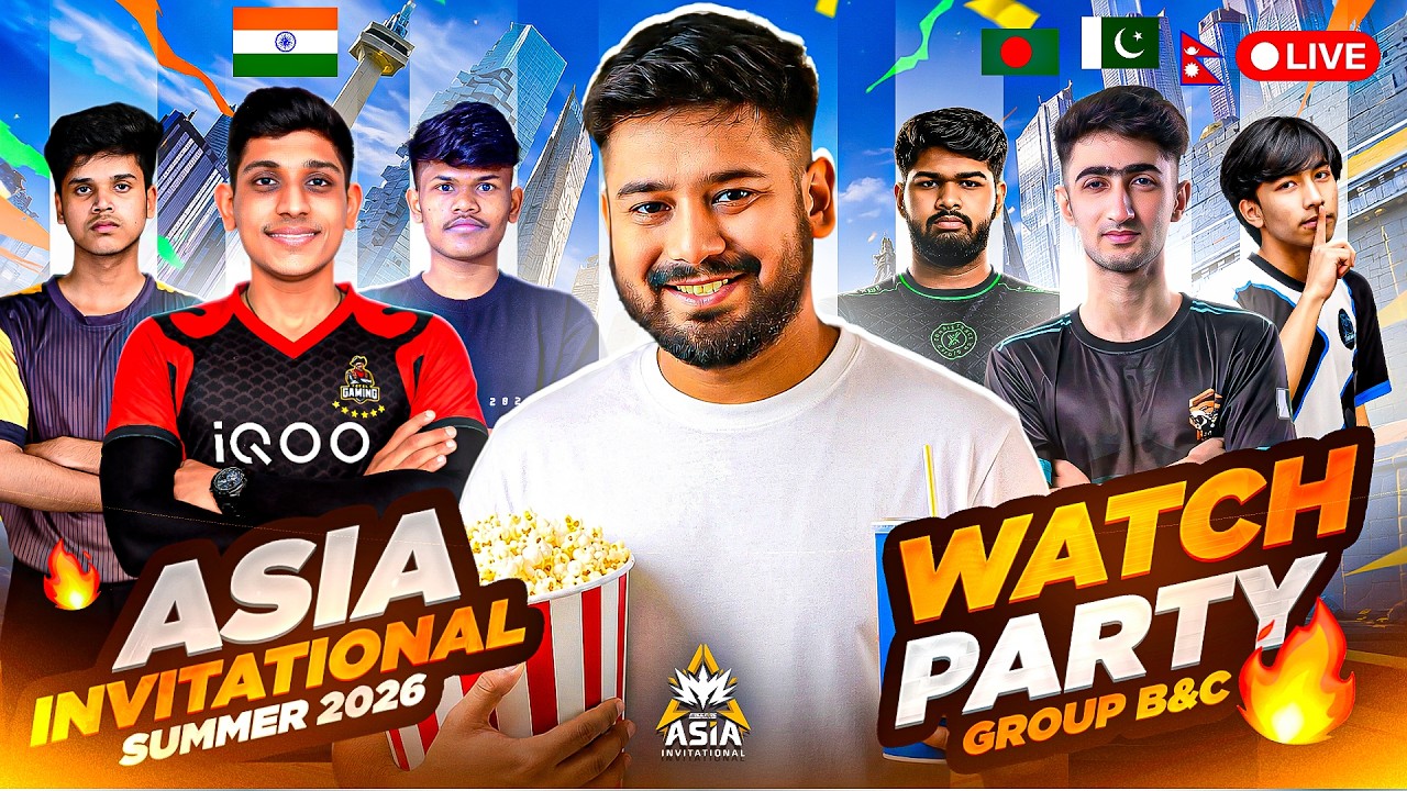 Watch Party FFMAI 2026 Summer | South Asia Day 2 | Grp B - C #freefire #freefirelive #gyangaming