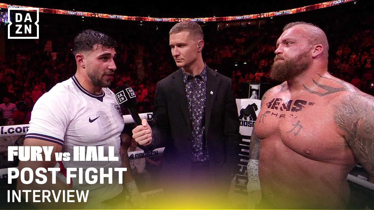 What's next for Tommy Fury & Eddie Hall? | POST FIGHT INTERVIEW