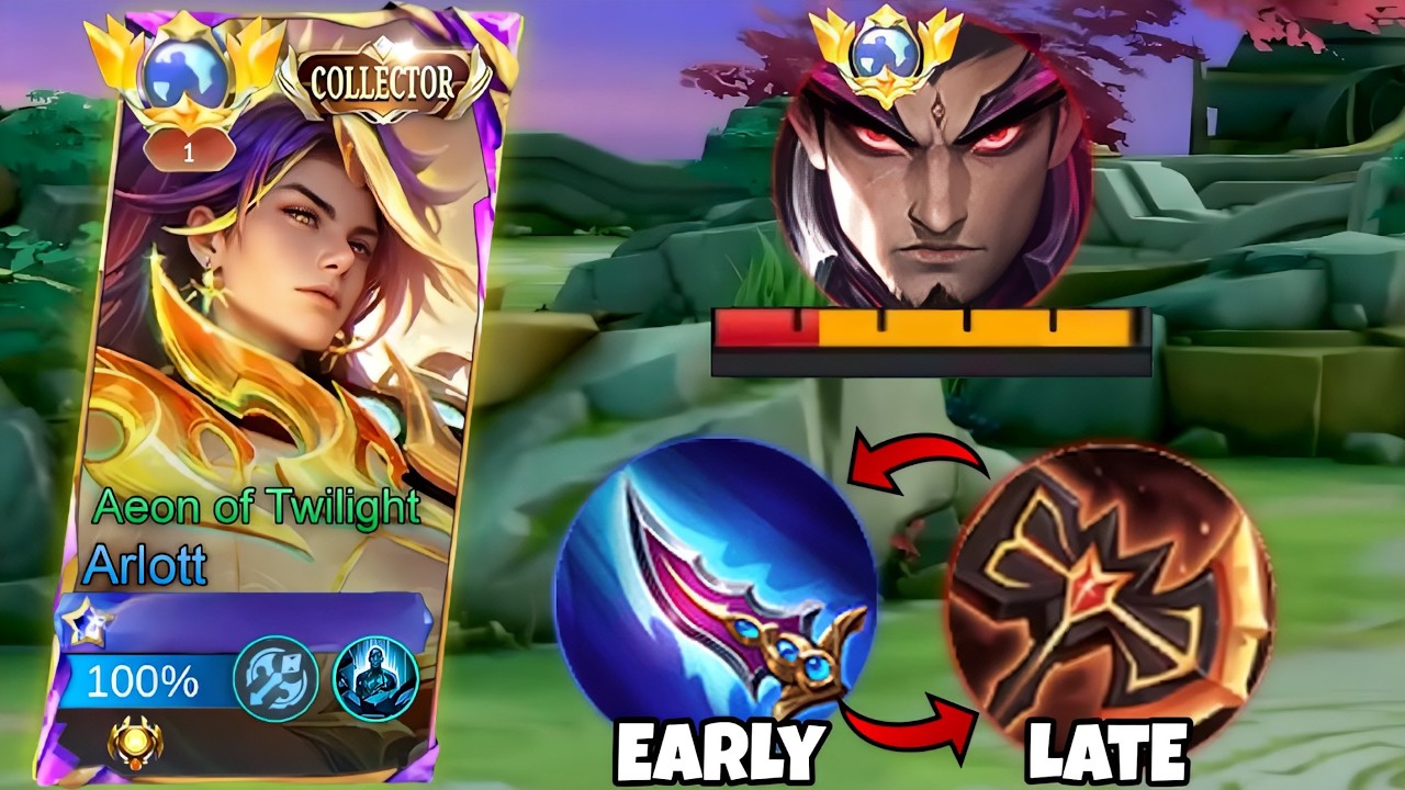 SORRY YU ZHONG, BUT YOU CAN'T BEAT THIS ARLOTT PENETRATION BUILD! | BEST BUILD ARLOTT - MLBB