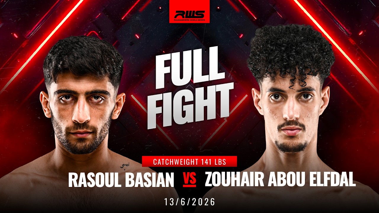 Full Fight l Rasoul Basian vs Zouhair Abou Elfdal l ราซูล บาเซียน vs ซูแฮร์ อาบู เอลฟิดาล l RWS