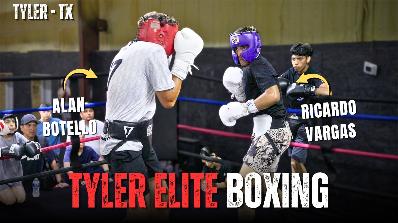 TYLER ELITE! TECHNICAL Open Sparring With Talented Local Boxers!