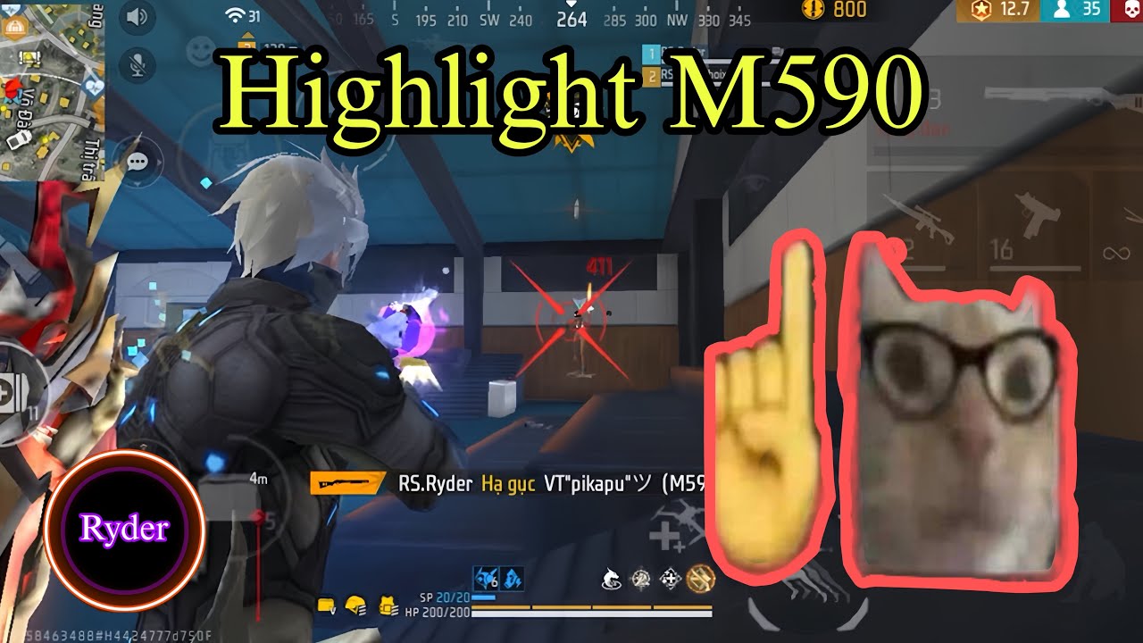 Highlight Thao Tác M590 Cực Nhanh☠️🔥| Free Fire