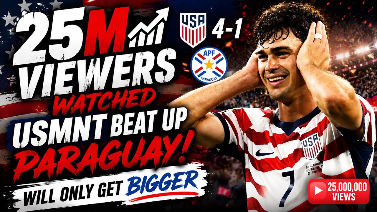 Millions watch and love USMNT!?