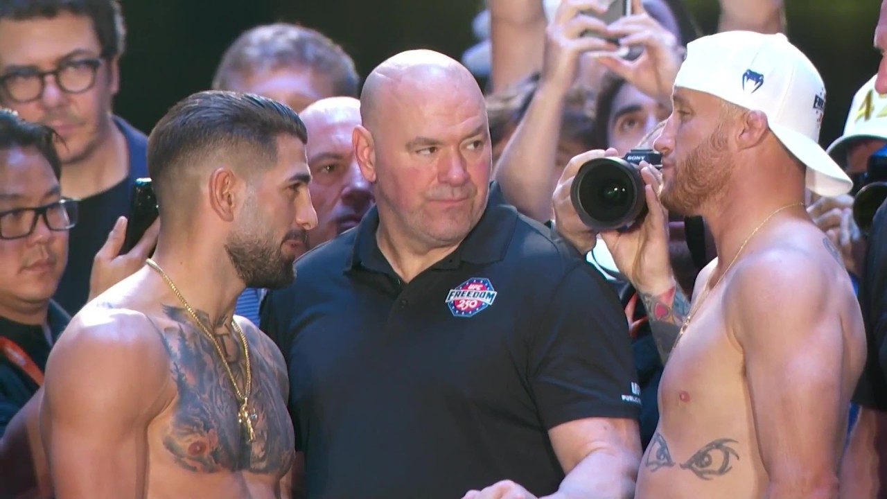 UFC Freedom 250: Битвы взглядов и финальные слова