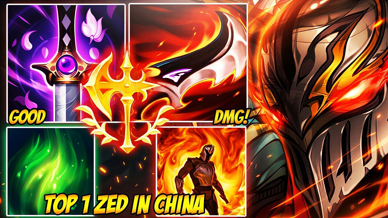 Wild Rift China Top 1 Zed - The Shadow Master Took Over