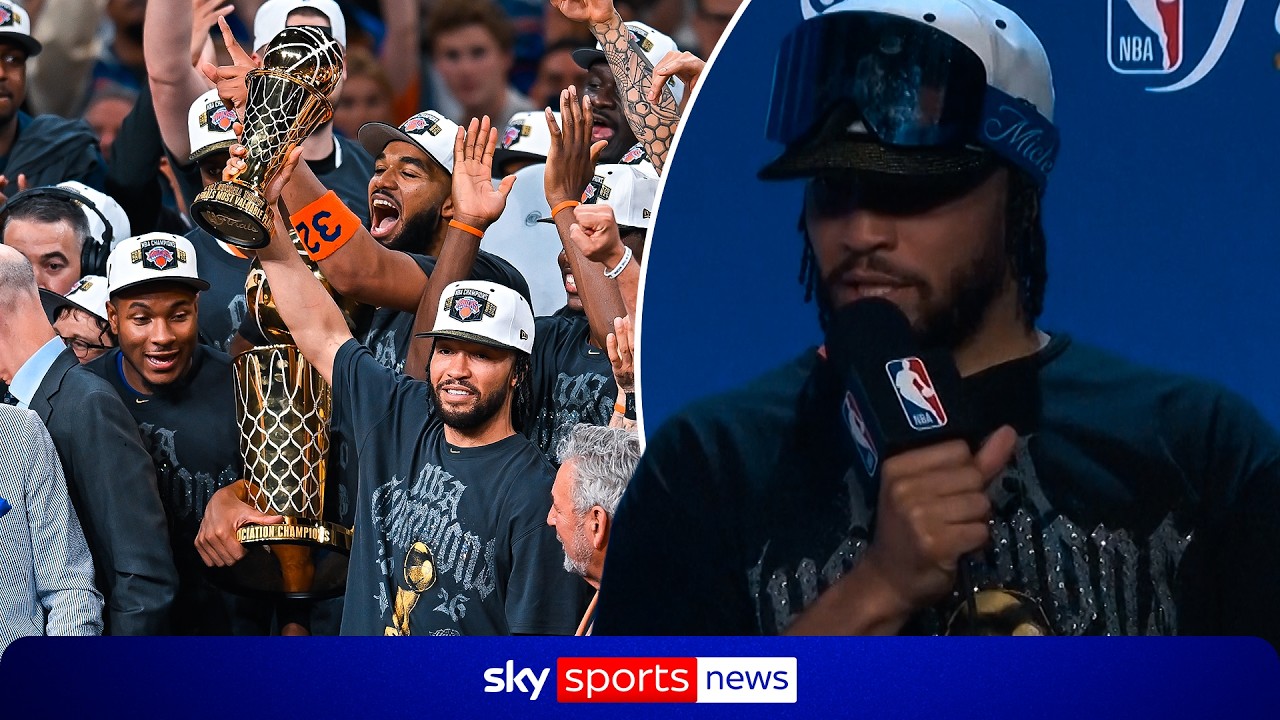 "Words can't describe" | Brunson & Knicks react to first title in 53 years with Spurs' Wembanyama