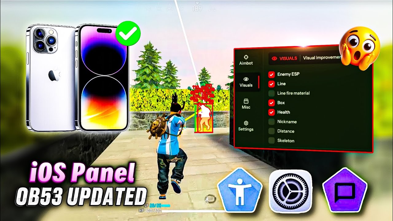 iOS Panel Free Fire | iphone Panel ЁЯФе Free Fire iphone Hack | iOS Panel | Fluorite ff ios