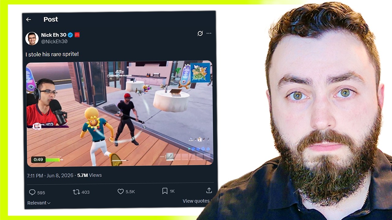 Fortnite Community, We Need to Talk About the Nick Eh 30 Sprite Situation.