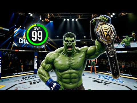 I Put Hulk In The UFC... ЁЯзк background