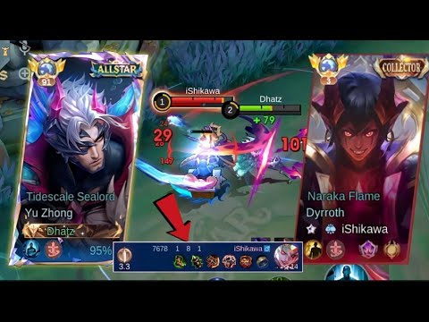 DYRROTH CAN'T REACT UNTIL FEEDER ON EXP LANE! | YU ZHONG TANK BUILD