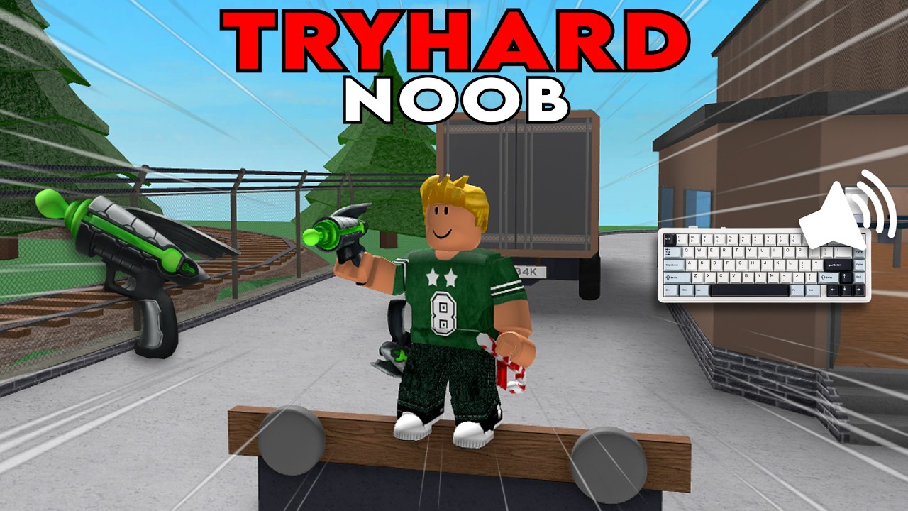 TRYHARD NOOB BEATS TOXIC PLAYERS IN MM2...π (Handcam + ASMR)