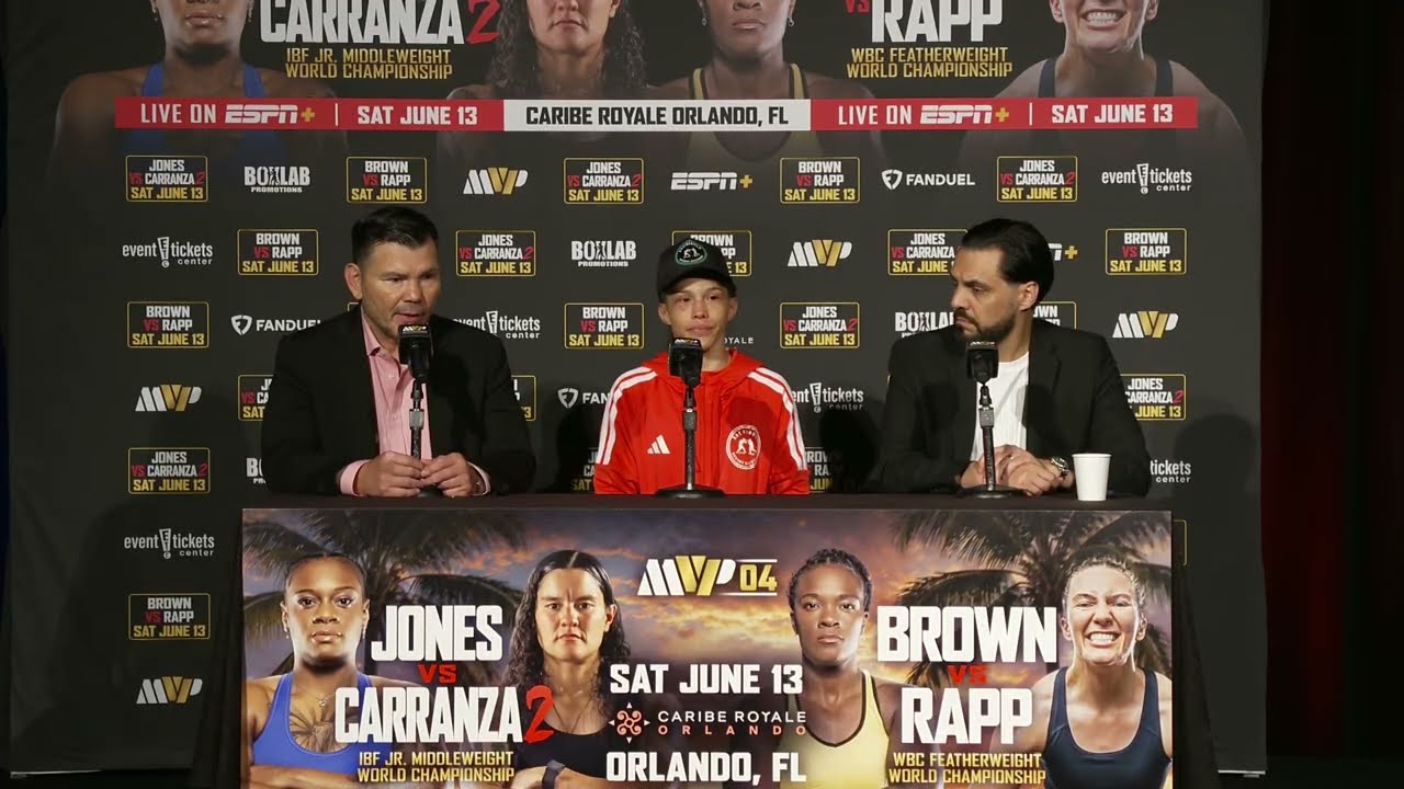 NATALY DELGADO - PRESS CONFERENCE | MVPW-04 background
