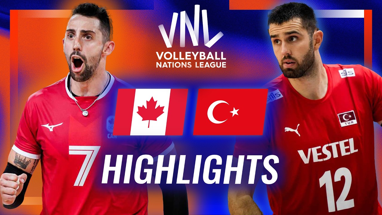 Canada ЁЯЗиЁЯЗж vs. T├╝rkiye ЁЯЗ╣ЁЯЗ╖ - Highlights | Week 1 | Men's VNL 2026