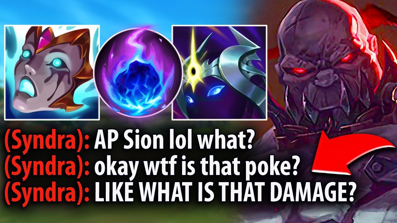 The enemy Syndra thought I was trolling with AP Sion... but then I hard carried