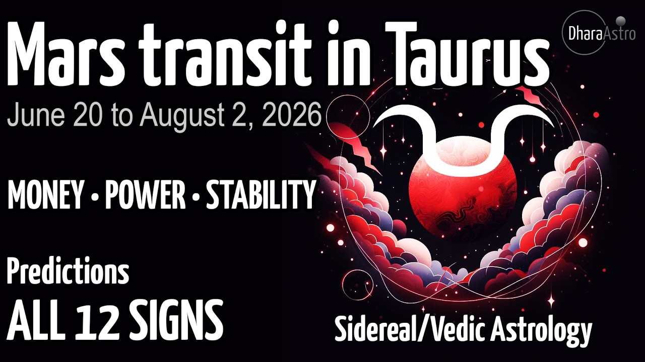 Mars Transit in Taurus 2026 | Predictions for All 12 Signs | Vedic Astrology