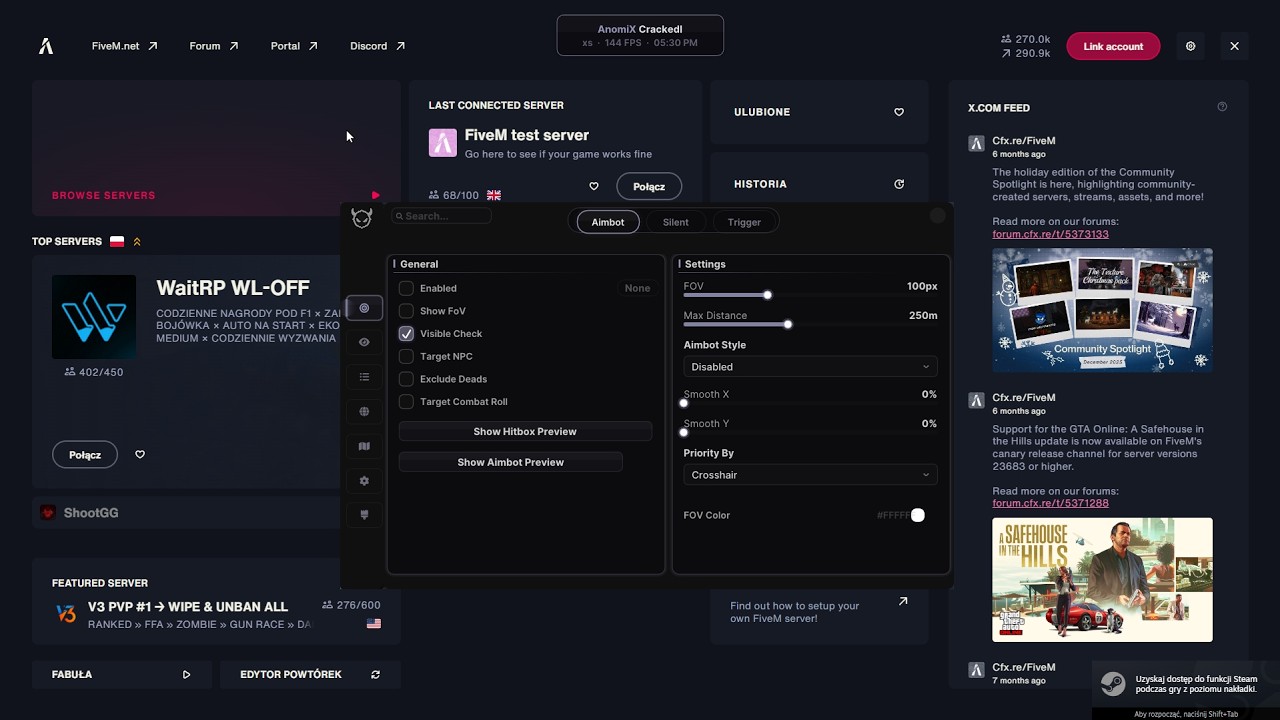 Prisma External Cracked | FiveM Cheat Free