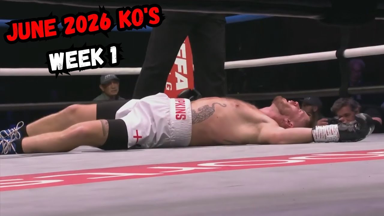 MMA & BOXING Brutal Knockouts I June 2026 HD Week 1 background
