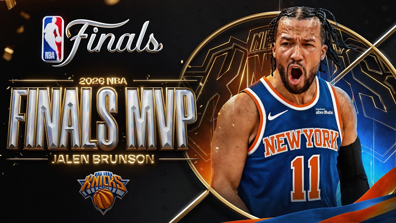 Jalen Brunson is the 2026 Finals MVP 🏆 | 32.6 PPG, 4.6 APG, 4.2 RPG
