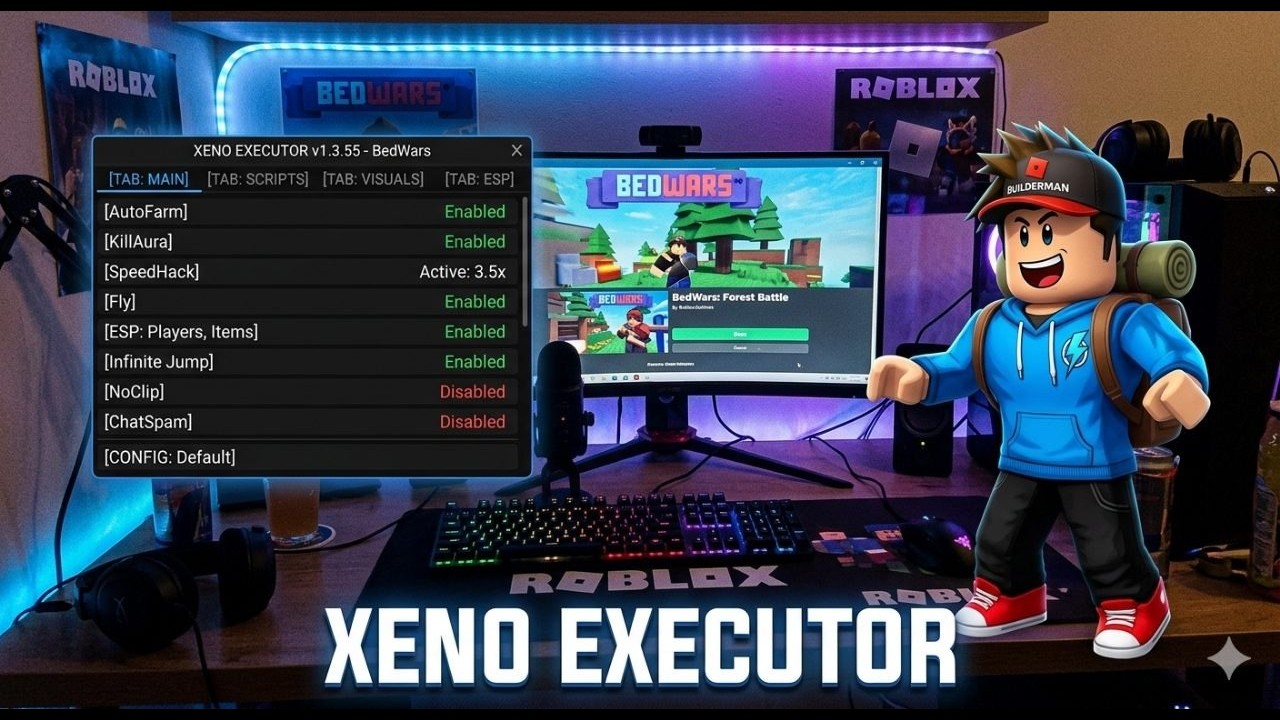 Xeno Executor V1.3.55 (Roblox Hack / Exploit) - Free Roblox Executor PC Download (Keyless)