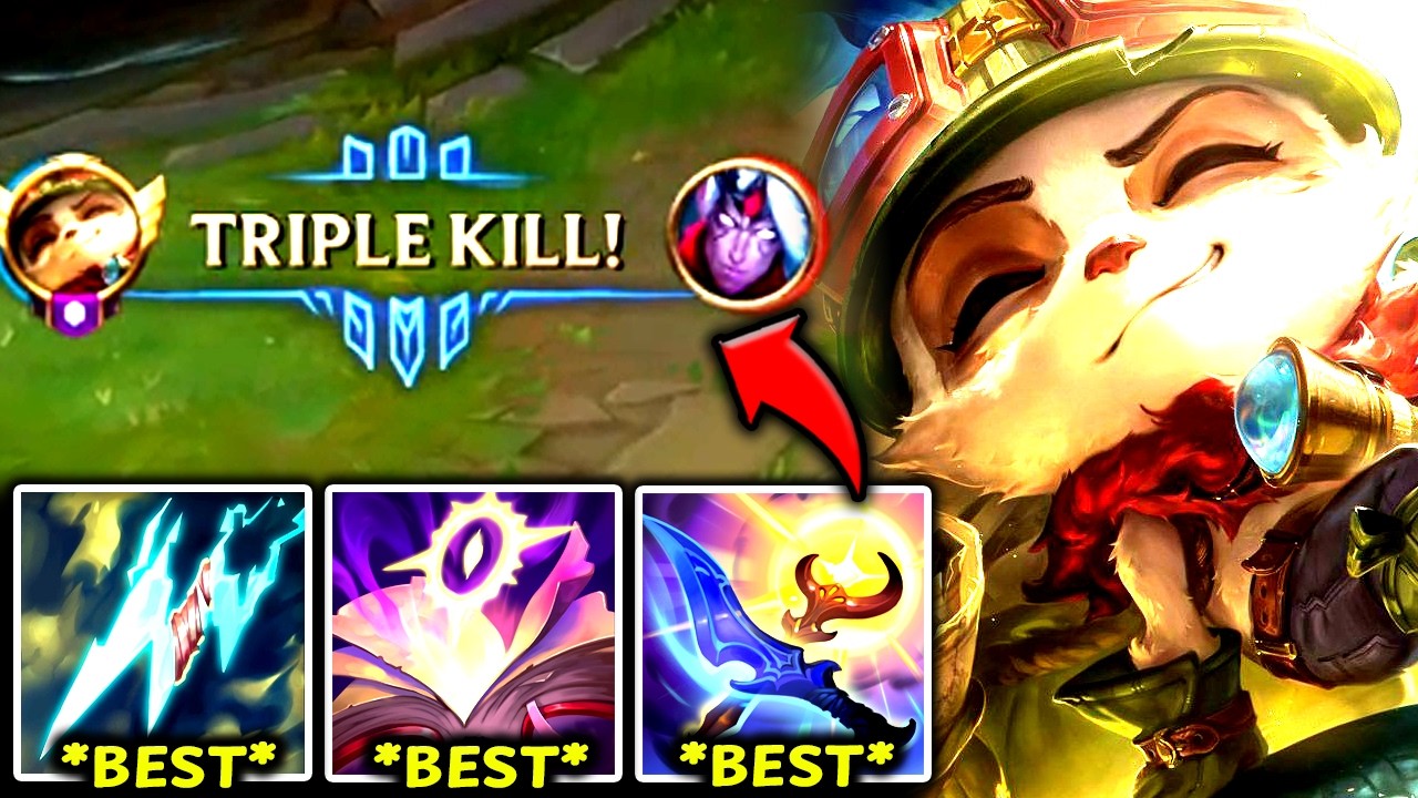TEEMO TOP IS NOW S+ TIER AND REQUIRES NO SKILL (1V9 WITH EASE) - 2026 Teemo TOP Gameplay Guide