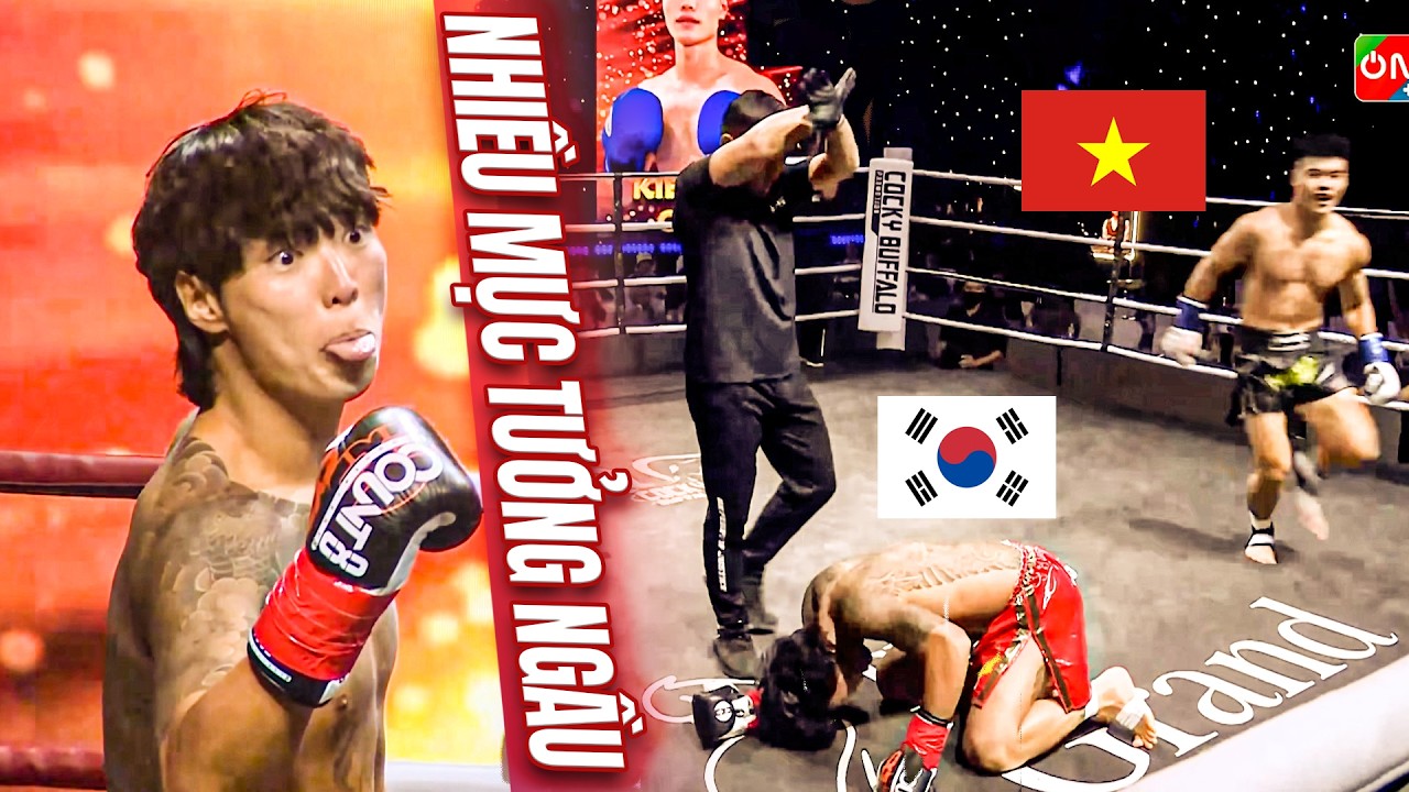 Võ sĩ Hàn xẻng người đầy mực tưởng NGẦU. Trêu Duy Quân và cái kết NÁT NGƯỜI
