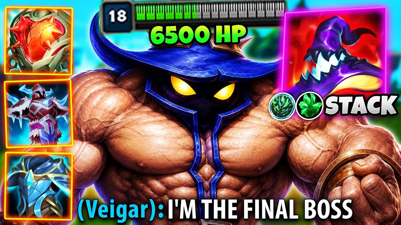 VEIGAR BUT I’M AN UNKILLABLE RAID BOSS… THAT STILL ONE SHOTS YOU! (STACK HP AND AP)