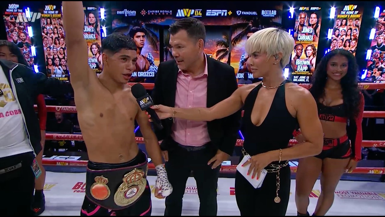 JORDAN OROZCO - POST-FIGHT INTERVIEW | MVPW-04