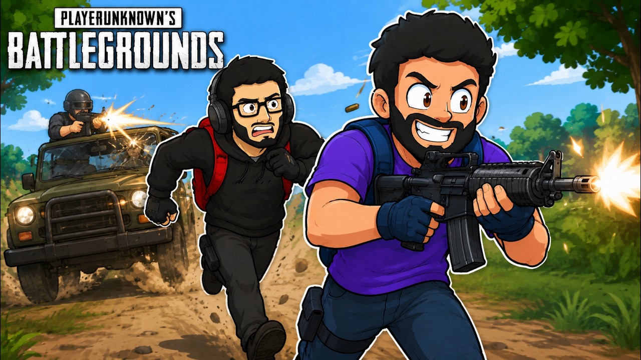 PUBG Live ft. Carryminati, Aang & Potato | RP on !kick