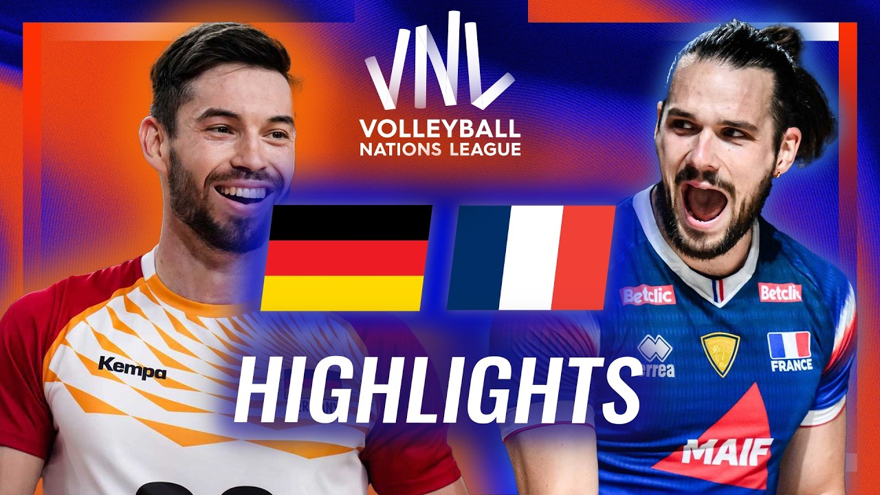 Germany 🇩🇪 vs. France 🇫🇷 - Highlights | Week 1 | Men's VNL 2026