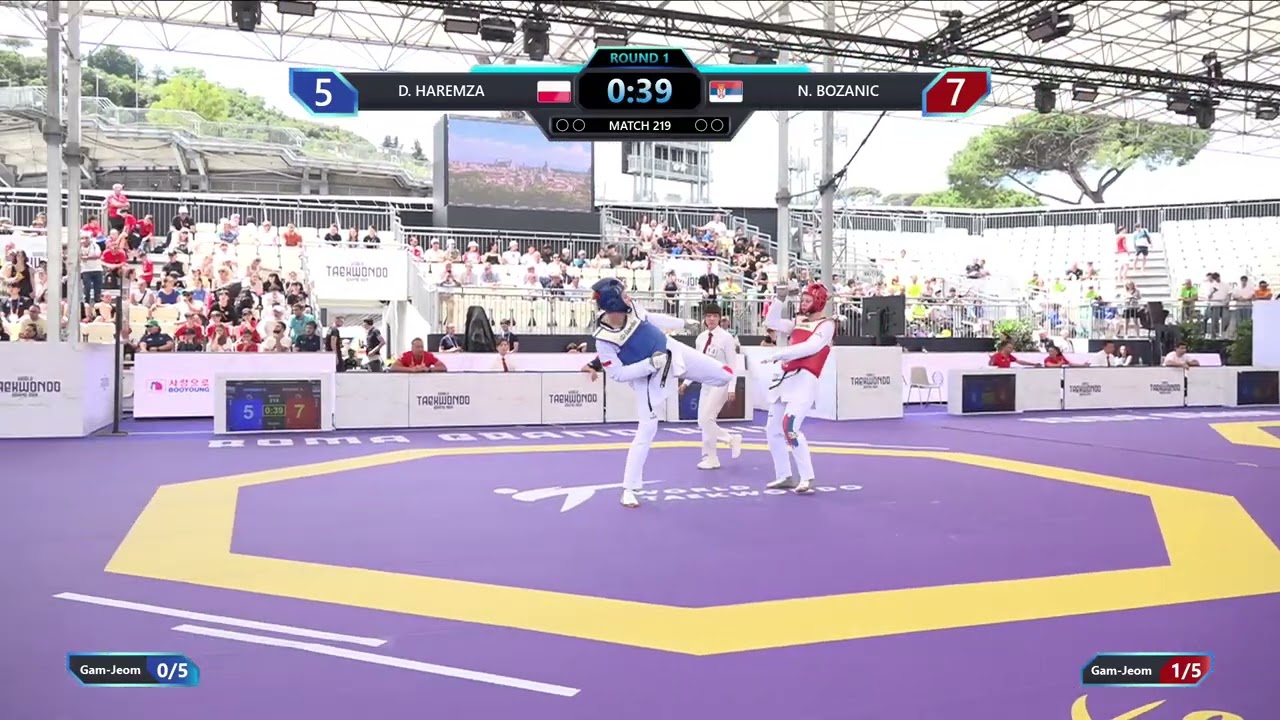 219 Round of 16 Women +67kg POL D HAREMZA SRB N BOZANIC PGM