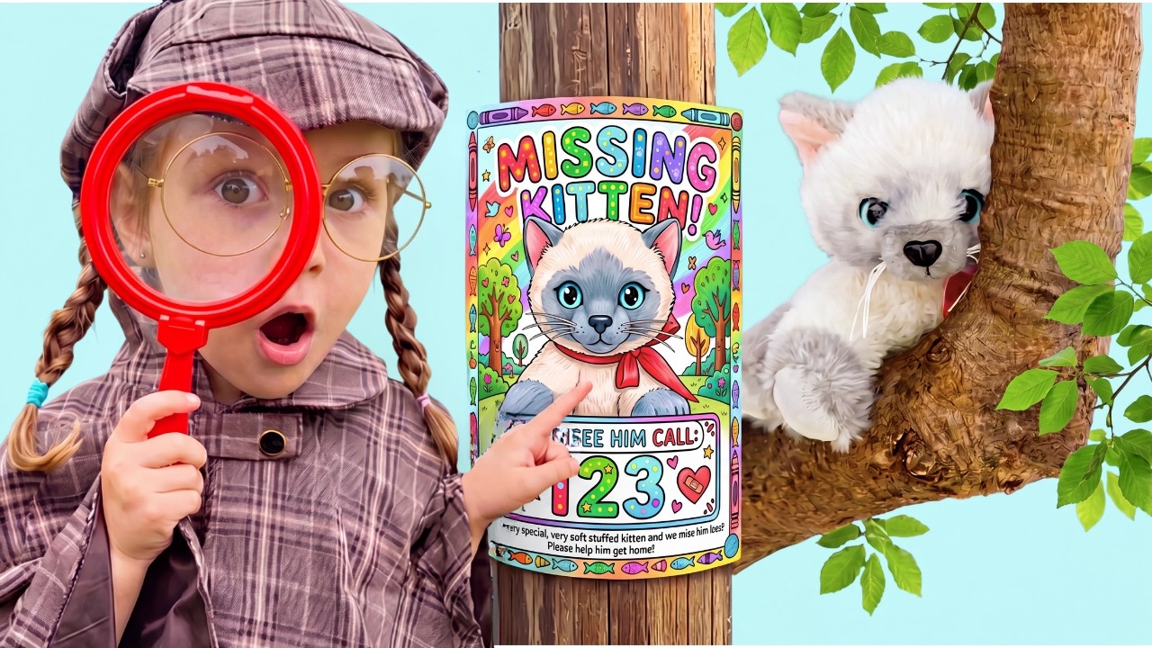 Detective Emma Saves the Cat - Funny Detective Story for Kids