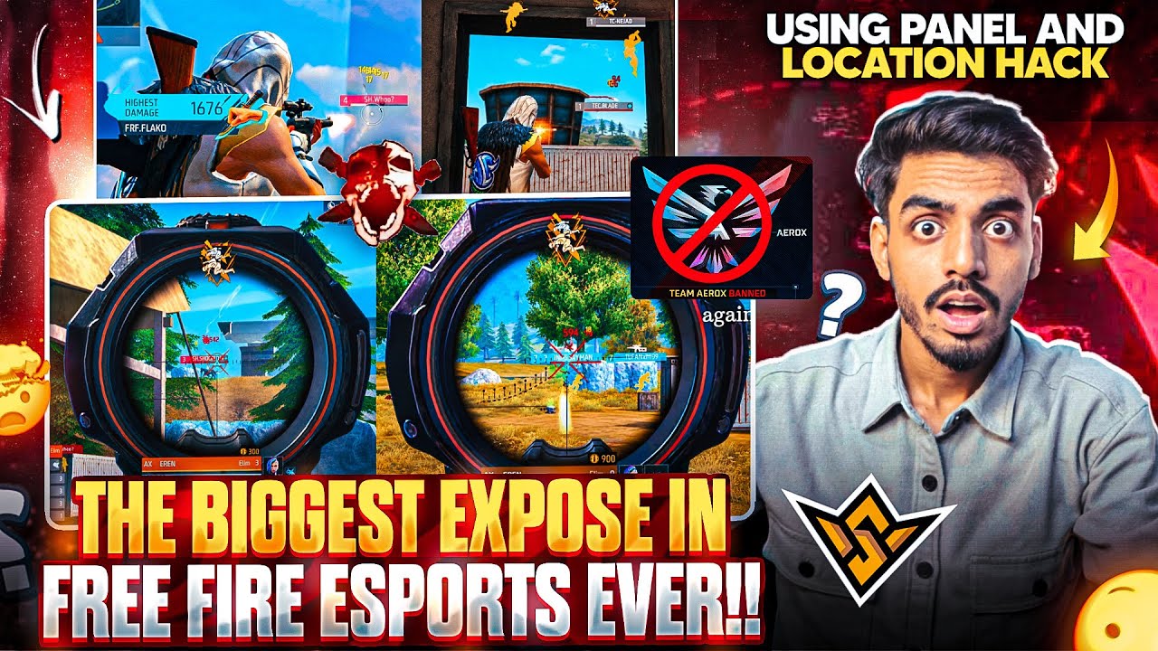 The “ BIGGEST EXPOSE “ in FREE FIRE Esports💀😱 | Using PANEL & LOCATION Hack In Official Tournament