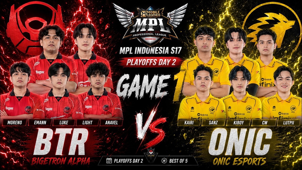 ЁЯПЖ BTR STUNS DEFENDING CHAMPIONS ONIC! | BTR vs ONIC GAME 1 HIGHLIGHTS | MPL ID S17 PLAYOFFS