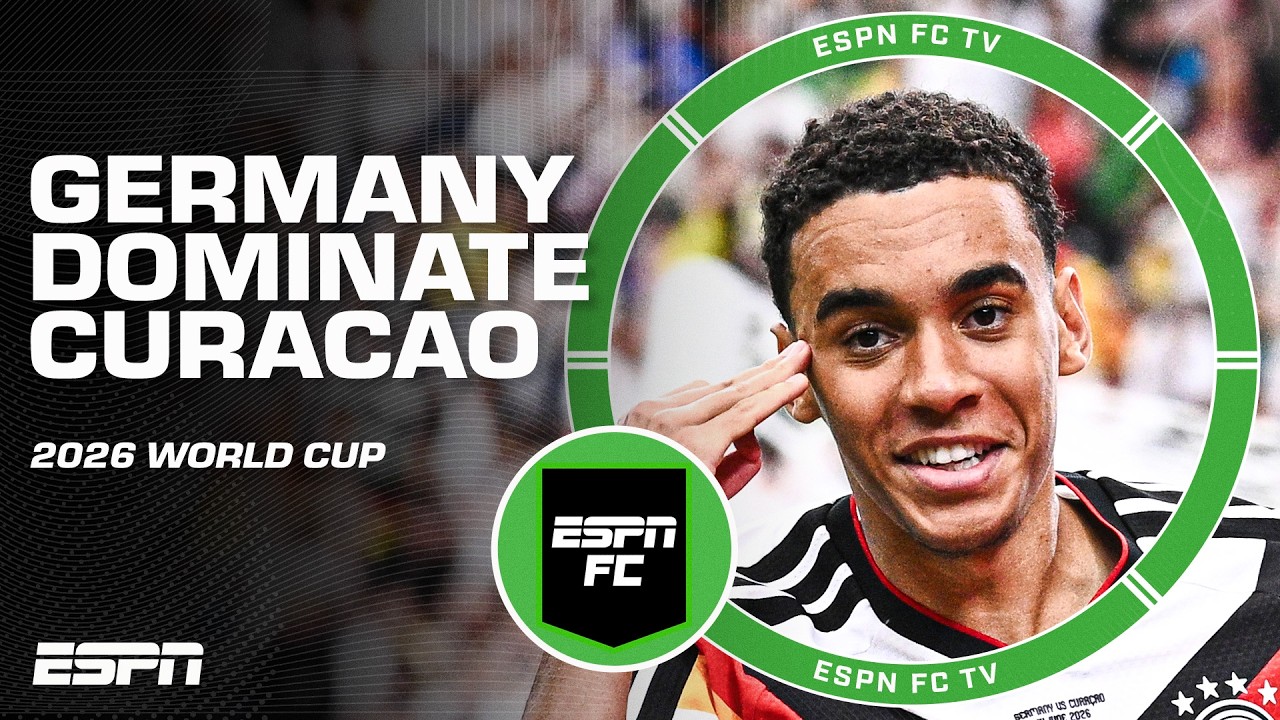 REACTION to Germany’s DOMINANT win vs. Curacao 🍿 How far can they go in the World Cup? | ESPN FC