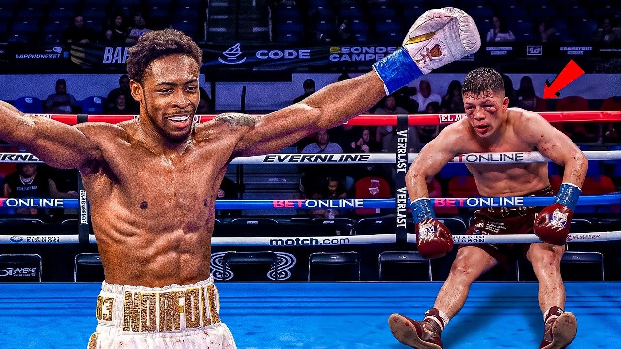 Man To Beat Isaac Cruz? | Keyshawn Davis's Brutal KOs! 😲 background