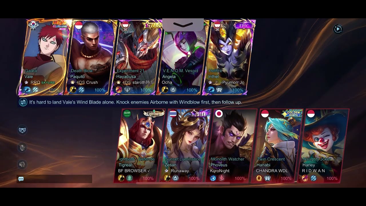 TOP GLOBAL 1 VALE GAMEPLAY INSANE BURST DAMAGE 2026 MOBILE LEGENDS