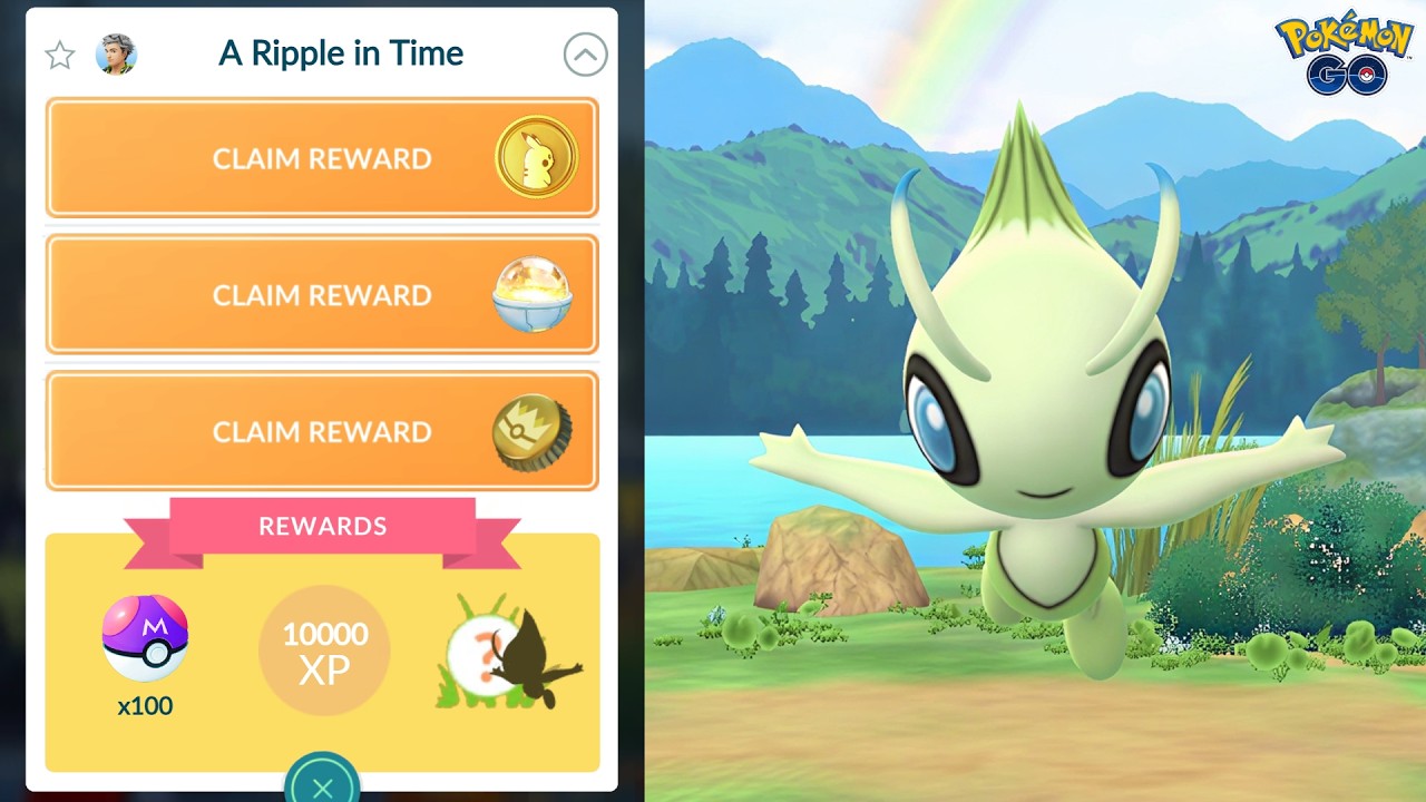 Celebi Special Research 'A Ripple in Time' Complete Walkthrough in Pokemon GO!