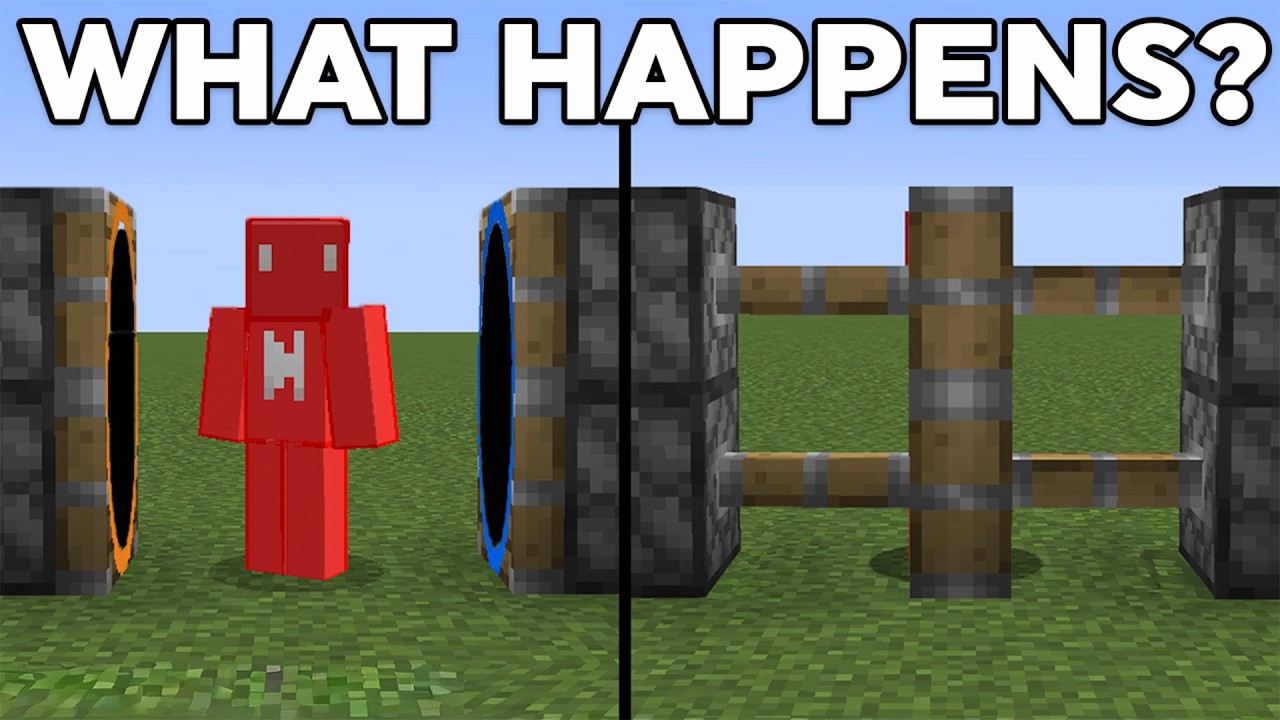 Busting Portal Gun Myths In Minecraft background