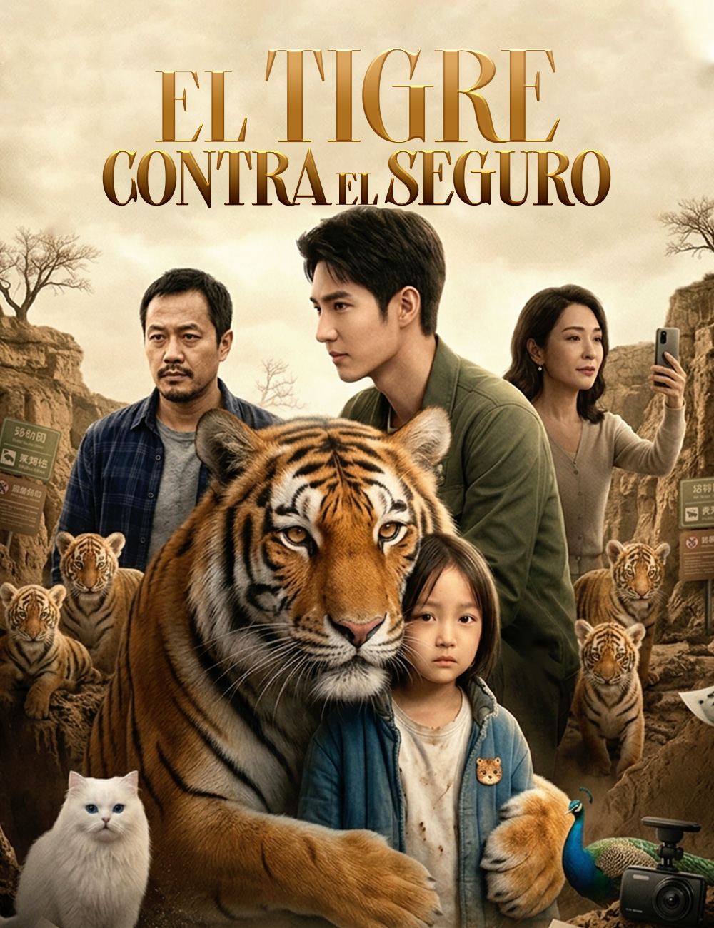 El tigre contra el seguro poster