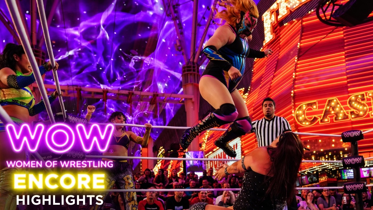 HISTORY MADE: 10 Superheroes Battle in BRUTAL Elimination | Highlights | WOW - Women Of Wrestling background