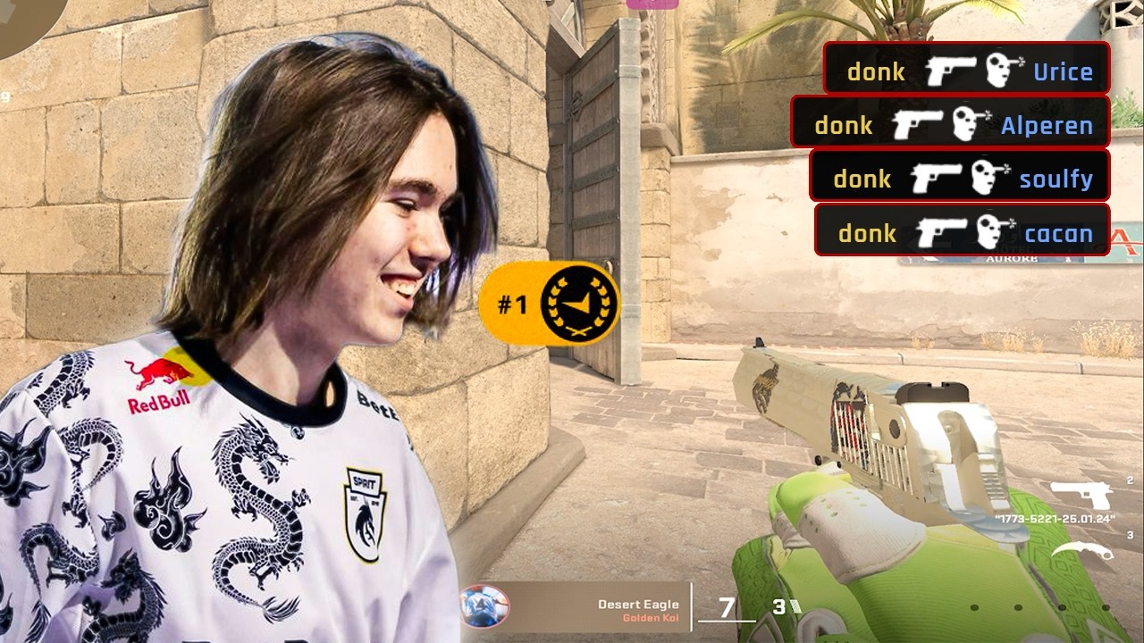donk is 4991 ELO And #1 FACEIT