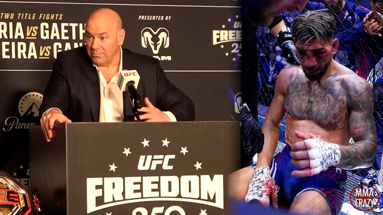 Dana White provides update on Ilia Topuria after his loss to Justin Gaethje at UFC Freedom 250