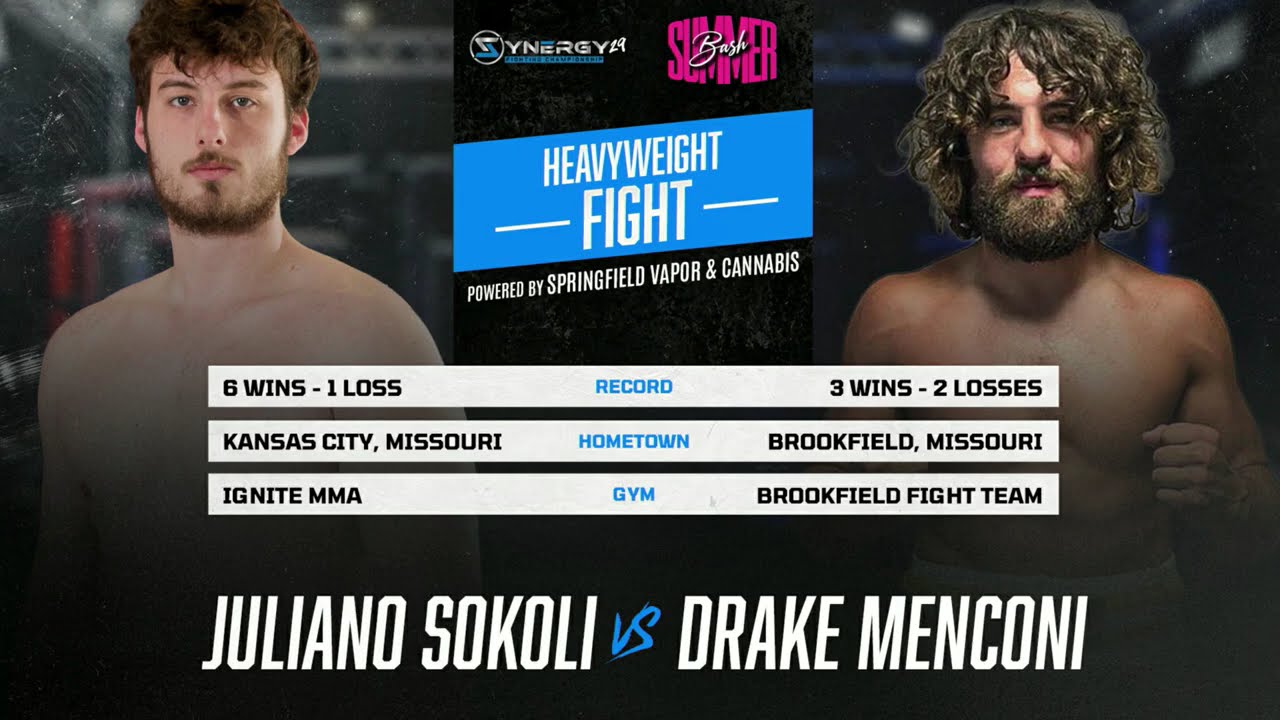 Giuliano Cicoli vs. Drake Menconi | KO R1 1:27 | Heavyweight | Synergy FC 29 Summer Bash background