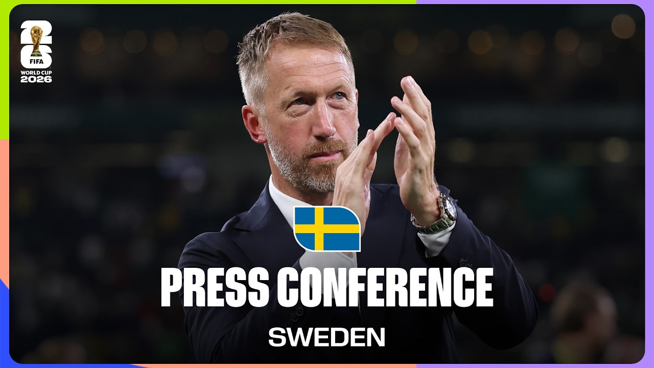 Post-Match Press Conference: Sweden Coach Graham Potter On 5-1 Win Against Tunisia