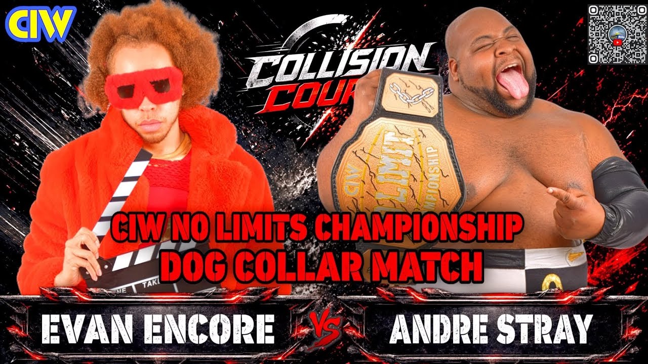 CIW: Evan Encore vs. Andre Stray (Dog Collar Match) + Dustin Divine Returns & Zach Thomas Invades