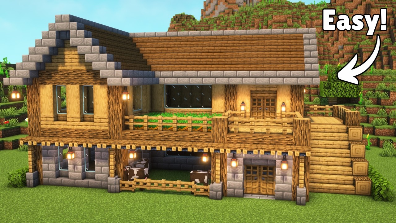 Building a Beautiful Survival House in Minecraft