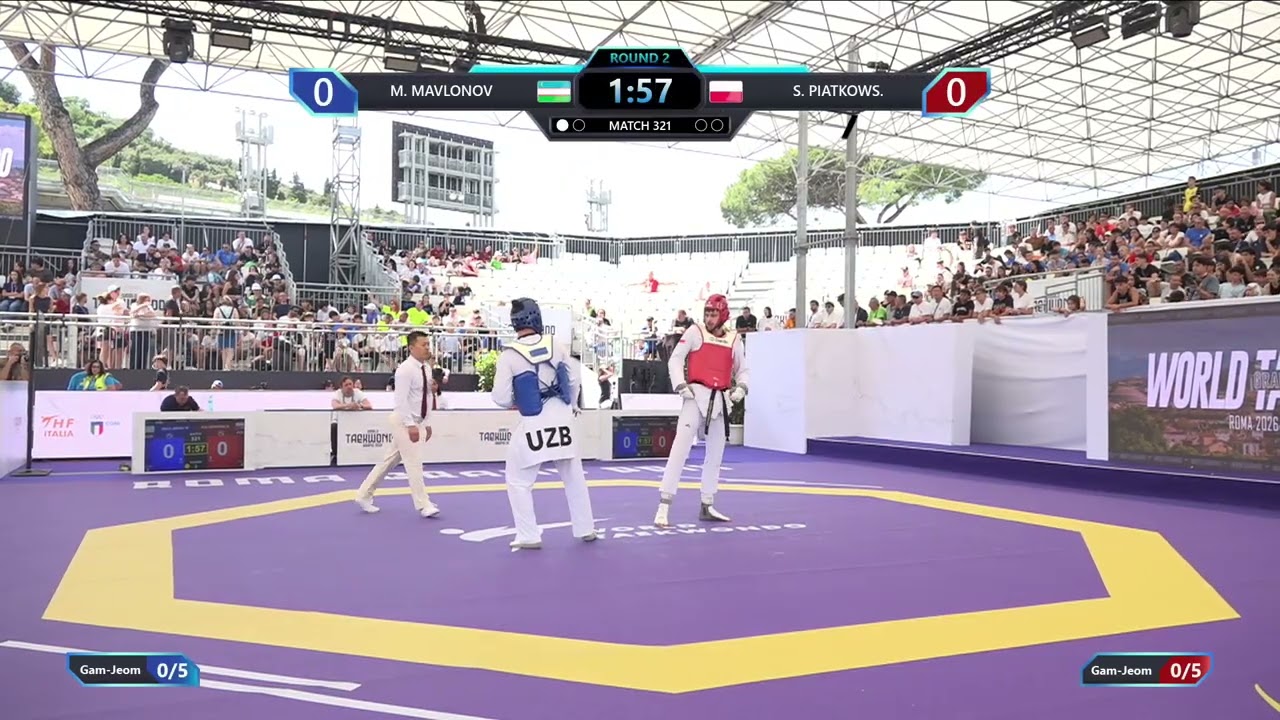 321 Round of 16 Men +80kg UZB M MAVLONOV POL S PIATKOWS PGM